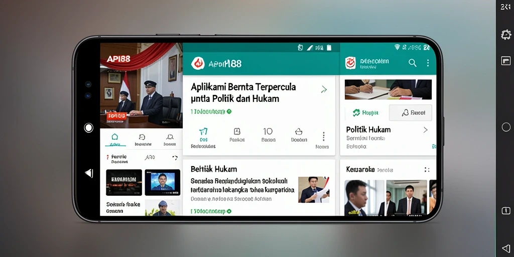 Tampilan antarmuka pengguna API88 yang intuitif dan informatif.