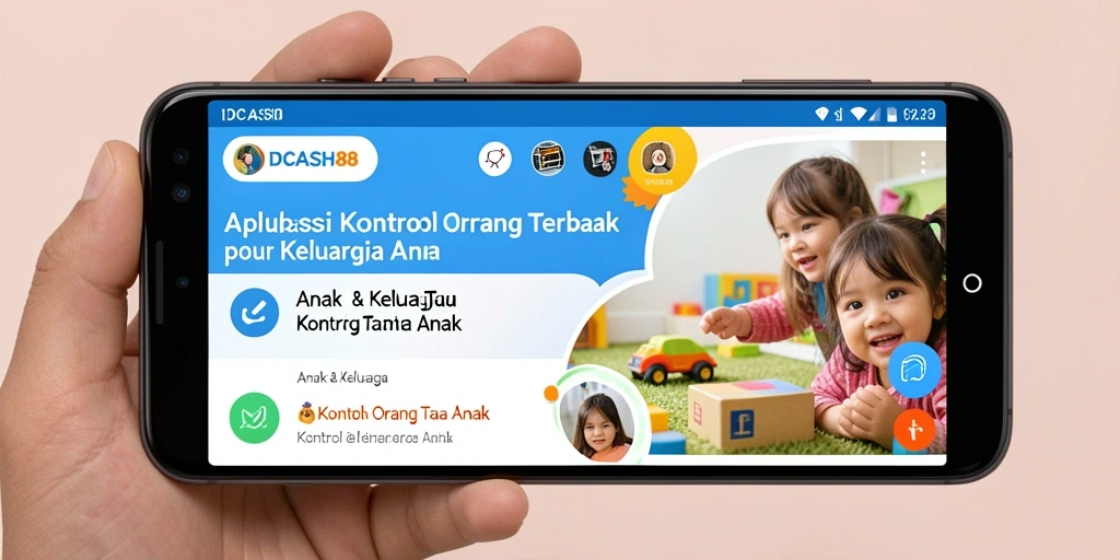 Tampilan antarmuka IDCASH88 yang ramah pengguna untuk kontrol orang tua.