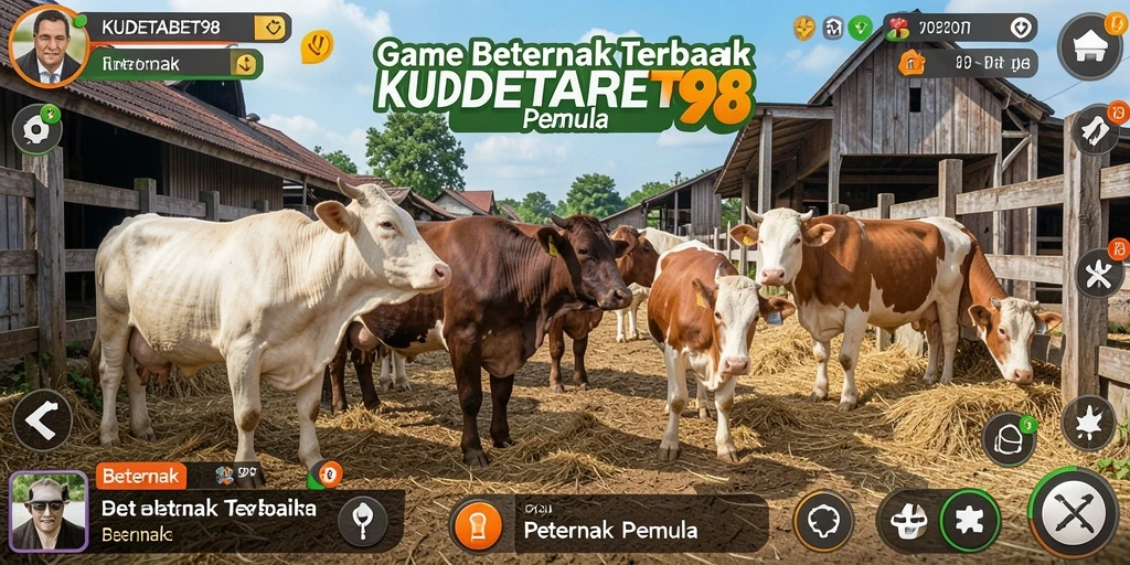 Antarmuka game KUDETABET98 yang menarik dengan fitur beternak yang menyenangkan.