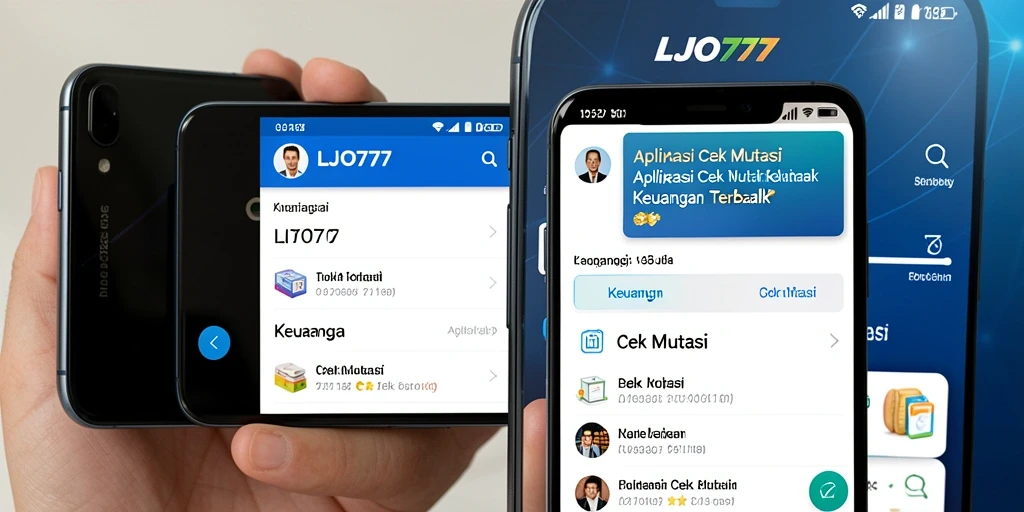 Antarmuka LJO777 menampilkan mutasi keuangan yang jelas dan rapi.
