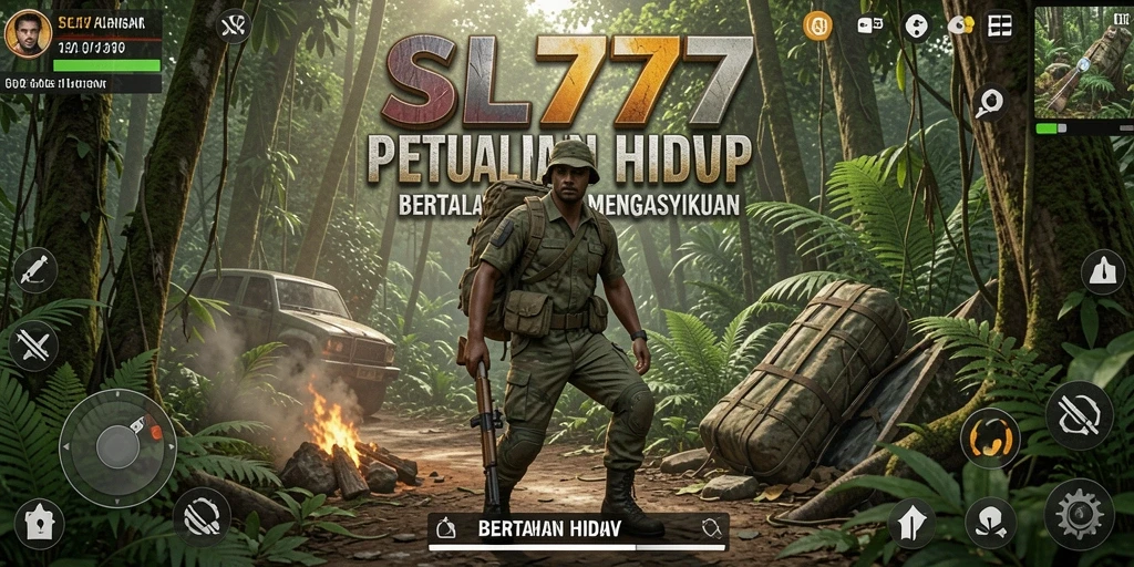 Antarmuka SL777 saat bertahan hidup di alam liar.
