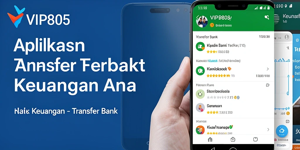 Tampilan antarmuka aplikasi VIP805 yang modern dan fungsional.